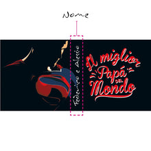 Carica l'immagine nel visualizzatore di Gallery, FESTA DEL PAPÀ - Tazza modello "SUPERMAN PAPA" - personalizzabile con nome - Gidesign
