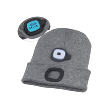 Carica l'immagine nel visualizzatore di Gallery, Aegaleus - berretto con luce led frontale incorporata ricaricabile - Gidesign