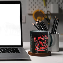 Carica l'immagine nel visualizzatore di Gallery, FESTA DEL PAPÀ - Tazza modello "SUPERMAN PAPA" - personalizzabile con nome - Gidesign