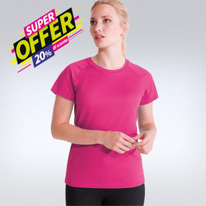 OFFERTA PACCHETTO PROMO - 10 T-shirt tecniche DONNA Bahrain - [Roly]