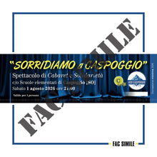 Carica l'immagine nel visualizzatore di Gallery, Spettacolo "SORRIDIAMO A CASPOGGIO" - [Sabato 1 agosto 2026]
