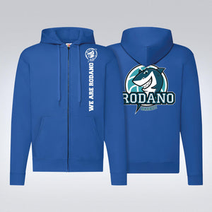 Felpa con Zip lunga e cappuccio Rodano Basket