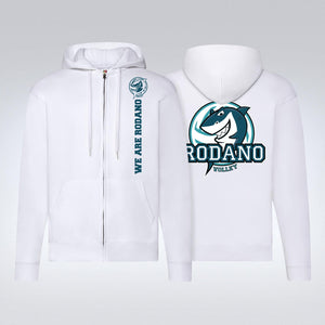 Felpa con Zip lunga e cappuccio Rodano Volley