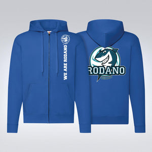 Felpa con Zip lunga e cappuccio Rodano Volley
