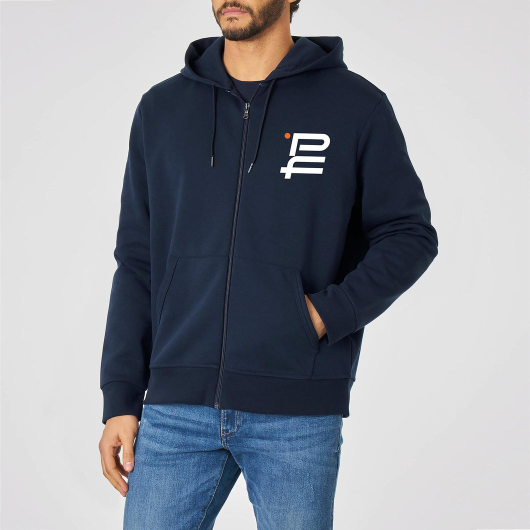 Felpa con zip, cappuccio e tasca premium Padel Farm