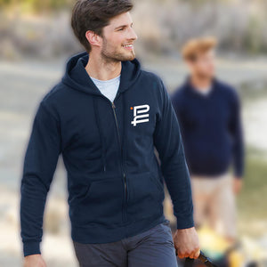 Felpa con zip, cappuccio e tasca premium Padel Farm