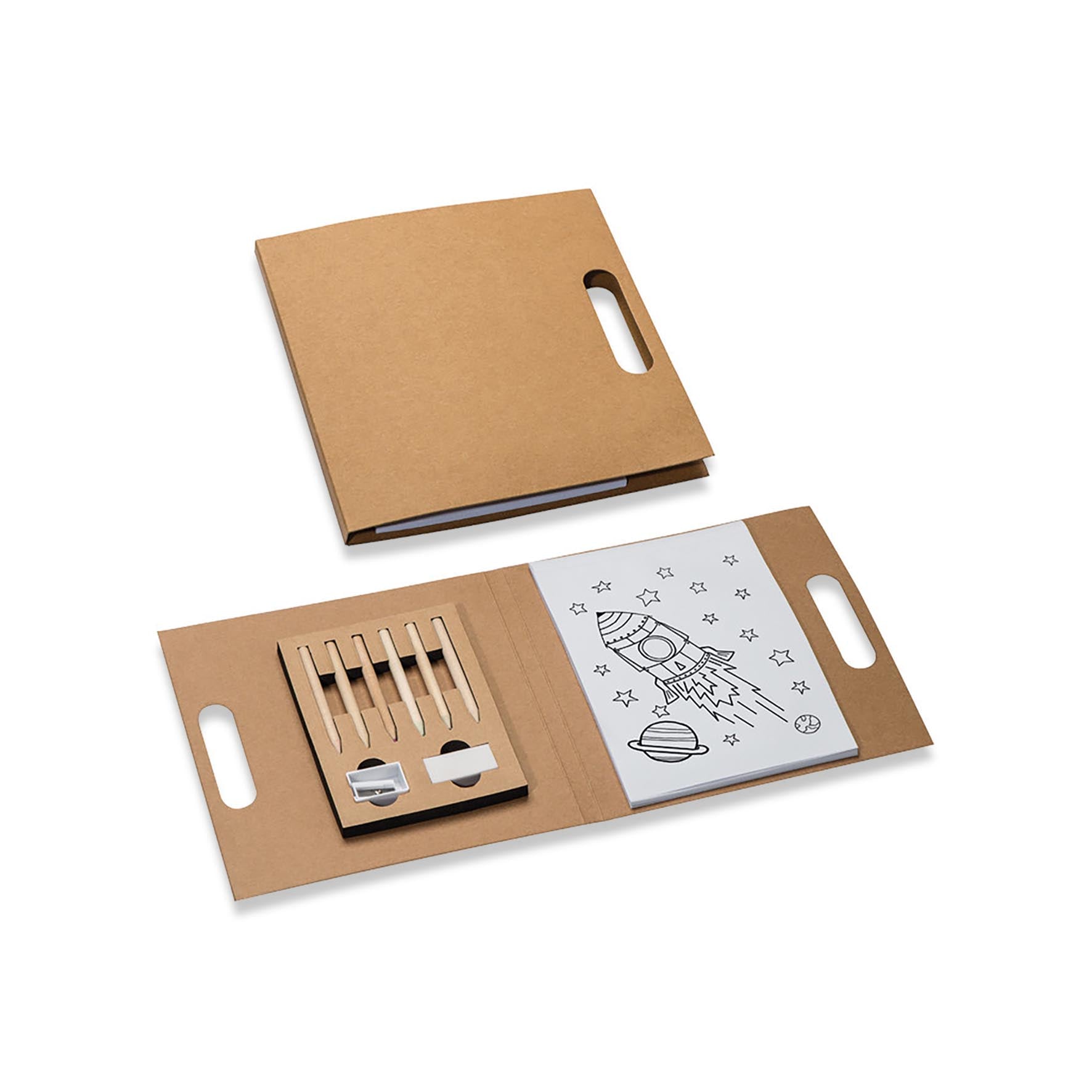Isit - Set da disegno con matite e disegni da colorare, gomma e temper –  Gidesign