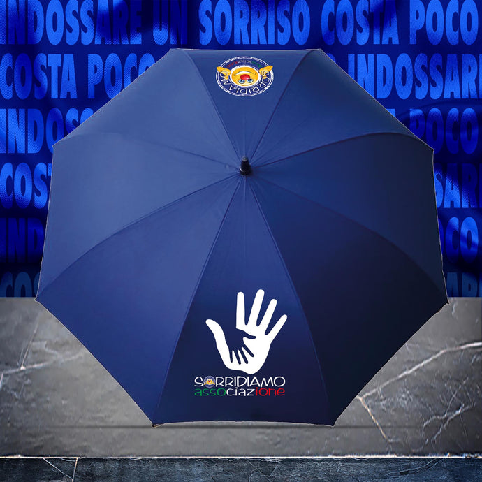 Ombrello Blu Sorridiamo Associazione - Gidesign