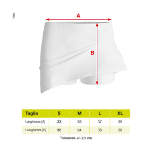 Gonna pantaloncino sportiva Patty - [Roly]