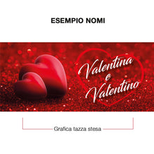 Carica l&#39;immagine nel visualizzatore di Gallery, Tazza modello &quot;Lovers&quot; - personalizzata con nomi - Gidesign
