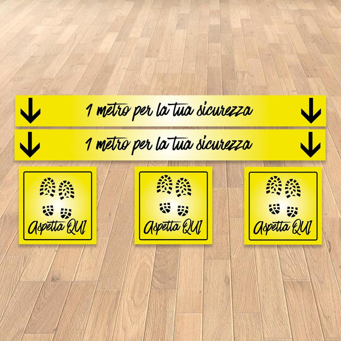 Adesivi calpestabili (5 PEZZI) - Gidesign